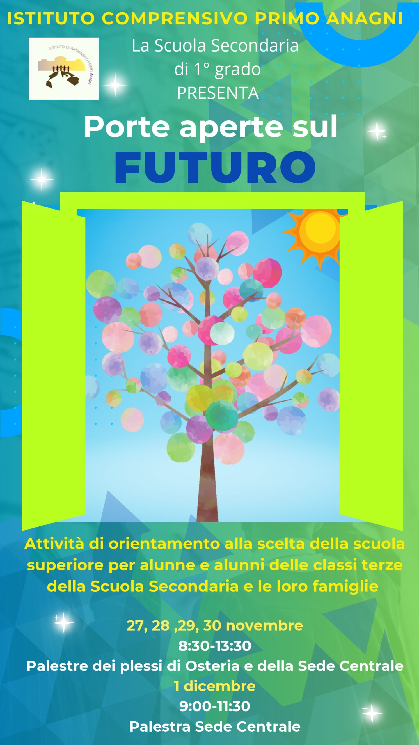 Le nostre attività di orientamento rivolte alle classi terze.