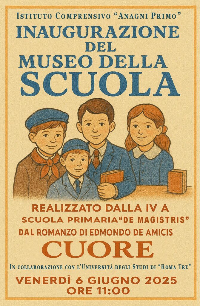 Un ponte tra memoria e innovazione: l’Istituto Comprensivo Anagni Primo inaugura il Museo della Scuola
